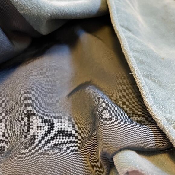 JIL SANDER Relaxed fit, soft robin's-egg-blue cotton velvet blazer Size: EU 52 - Picture 6 of 11